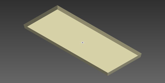 Disposable plastic liners for a CMS CM403 Coater. Liners has a large 1.25 inch drain and fits in the manufacturer's steel tray. Sold 25 per case.